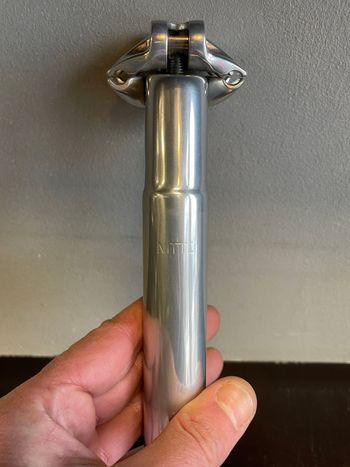 Used NITTO NJS NJS P72 Jaguar Seatpost 27.0mm GC 2007 bike — image 3 of 20
