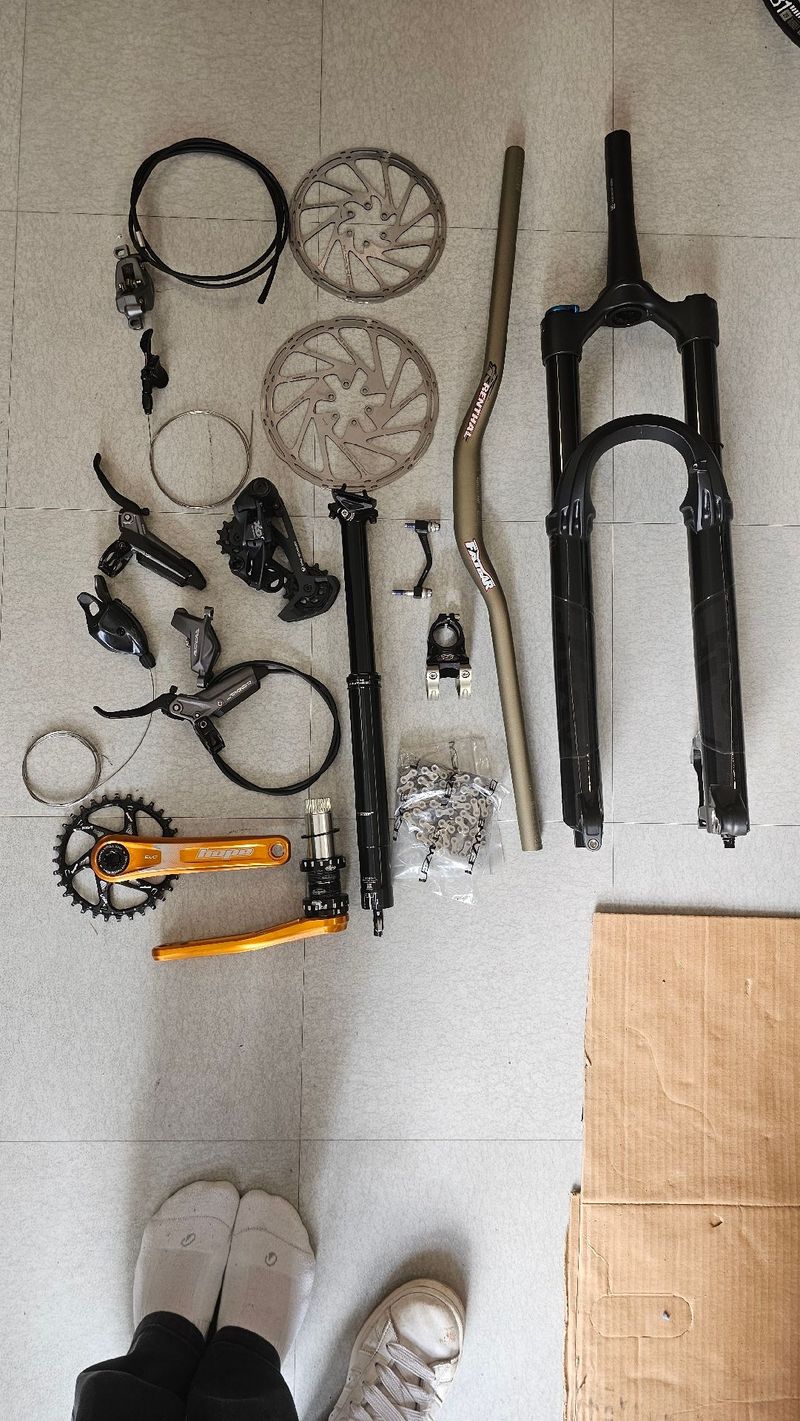Used sram gx12v x hope evo Groupset