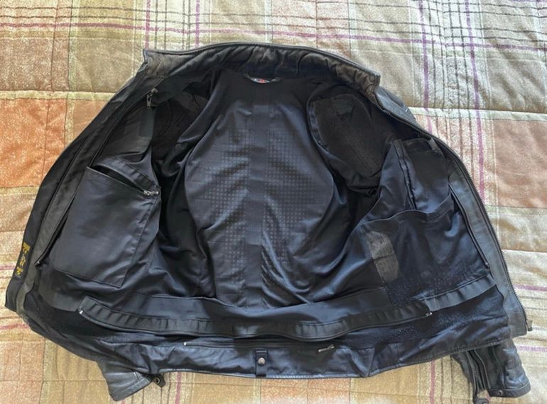 Used Spidi Giacca Moto Pelle Nera con Protezioni bike — image 4 of 8