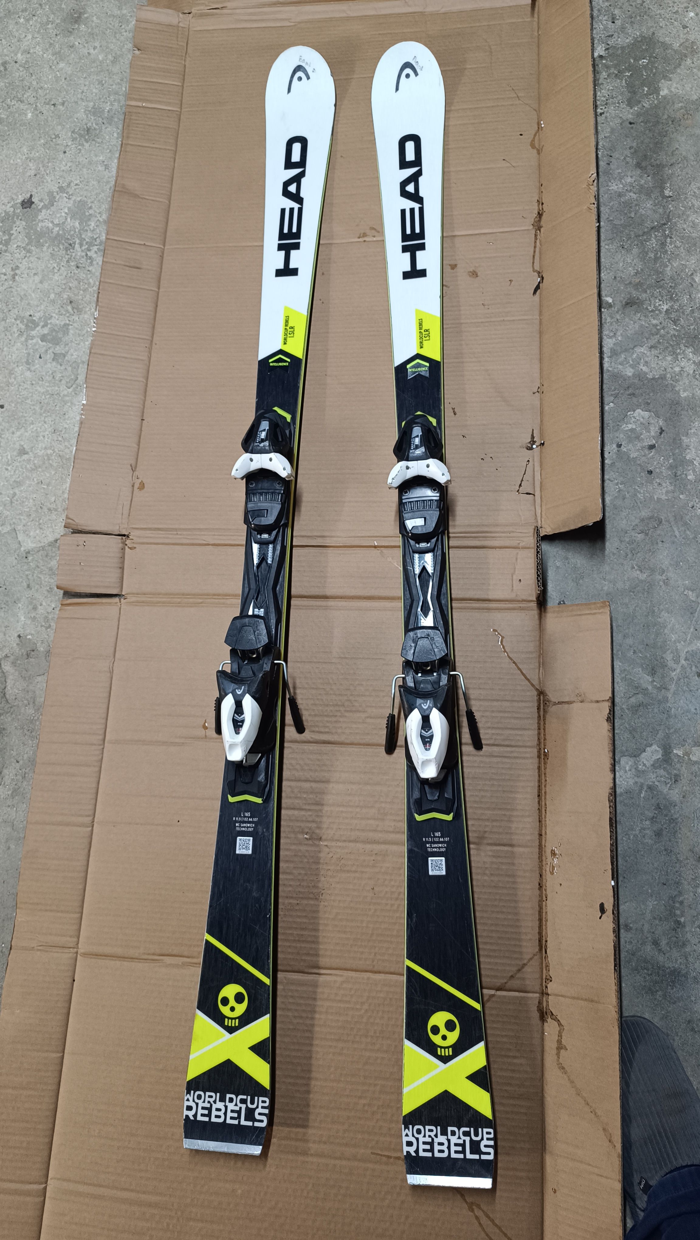 Head World Cup Rebels i.SLR 165cm