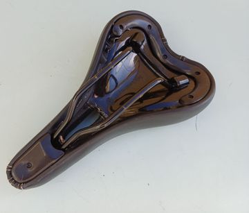 Selle Royal Sella Brn Group bici mtb city fissa plastica pelle 2B bike usato — immagine 7 di 8
