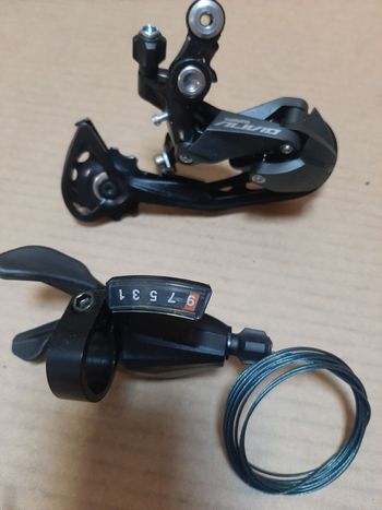 Shimano, Alivio Rear Derailleur and Shifter with Cable
