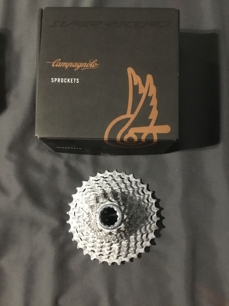 Used Campagnolo Super Record 12 Cassette Drivetrain & Pedals