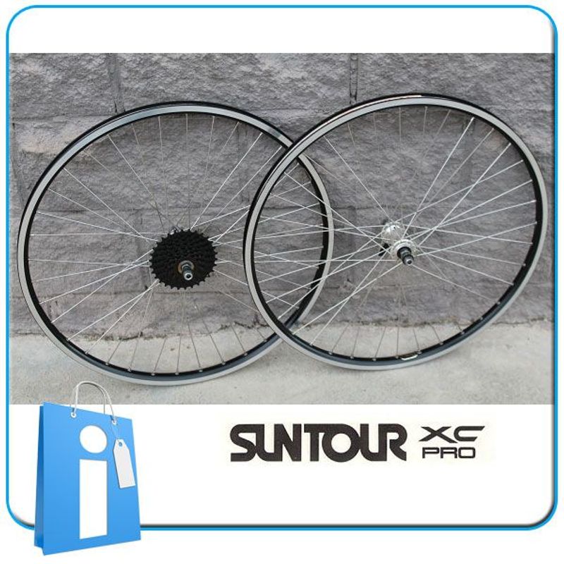 Tweedehands Sr Suntour XC Pro Aros Boro Negro 36h Wheels