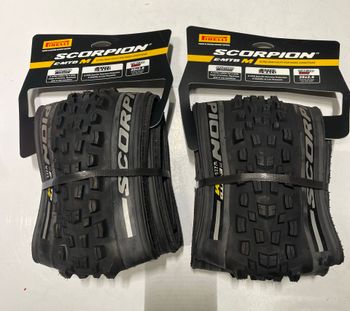 Used Pirelli Coppia Copertone Pirelli Scorpion E-Mtb M Hyperwall 29x2.60 bike