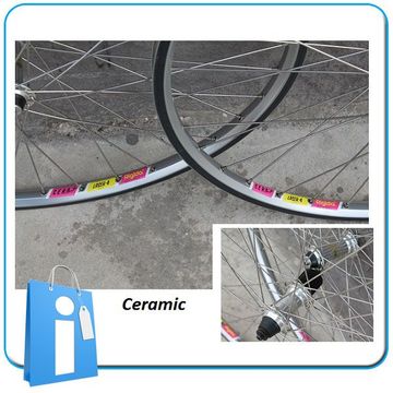 Shimano XT HB-M738 FH-M737 26" Rigid Laser Cera+ Ceramic Rims Wheels usato
