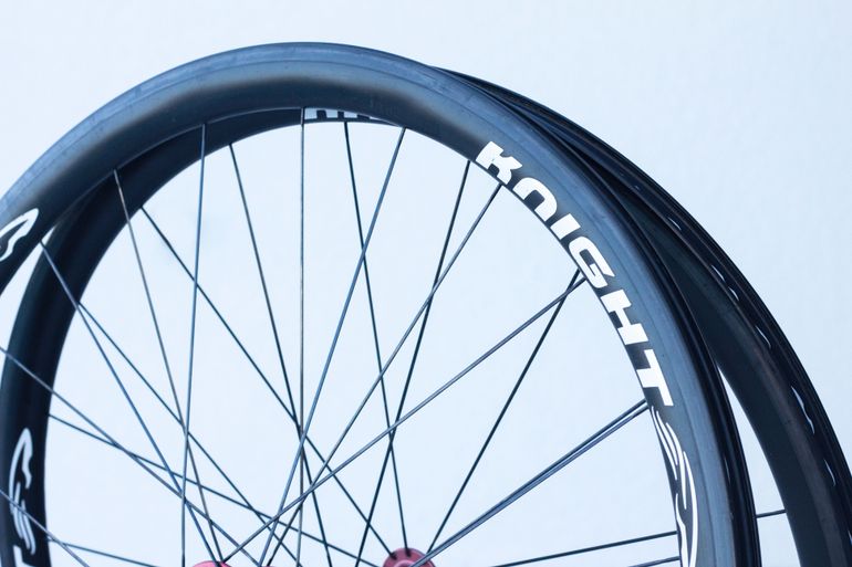 Used Knight Composites 35mm Carbon Rim Brake Wheelset bike — image 2 of 12