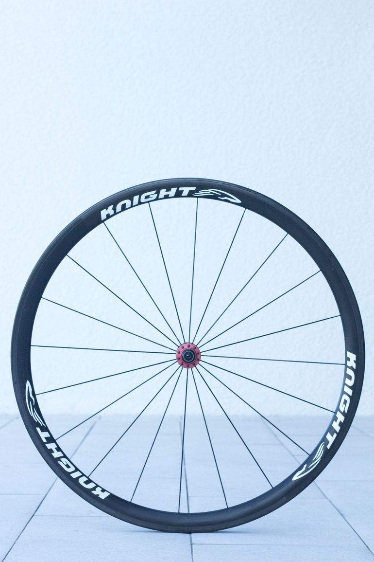 Used Knight Composites 35mm Carbon Rim Brake Wheelset bike — image 9 of 12