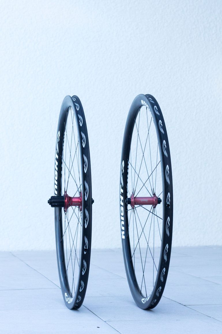 Used Knight Composites 35mm Carbon Rim Brake Wheelset bike — image 5 of 12