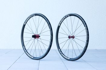 Used Knight Composites 35mm Carbon Rim Brake Wheelset bike — image 6 of 12