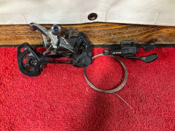 Used Shimano XTR RD-M9100 W/T Shifter Drivetrain & Pedals