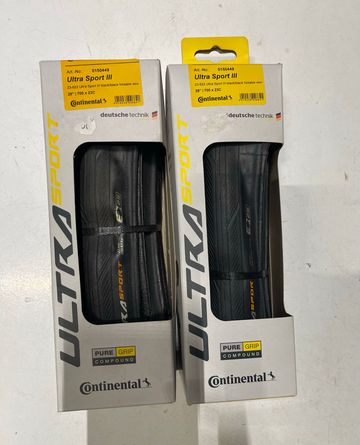 Used Continental Coppia Copertone Continental Ultra Sport III 700x23c bike — image 1 of 2