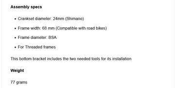 Bikone Road Ceramic Aero UAE Bottom Bracket for Shimano bike d'occasion — image 6 sur 7
