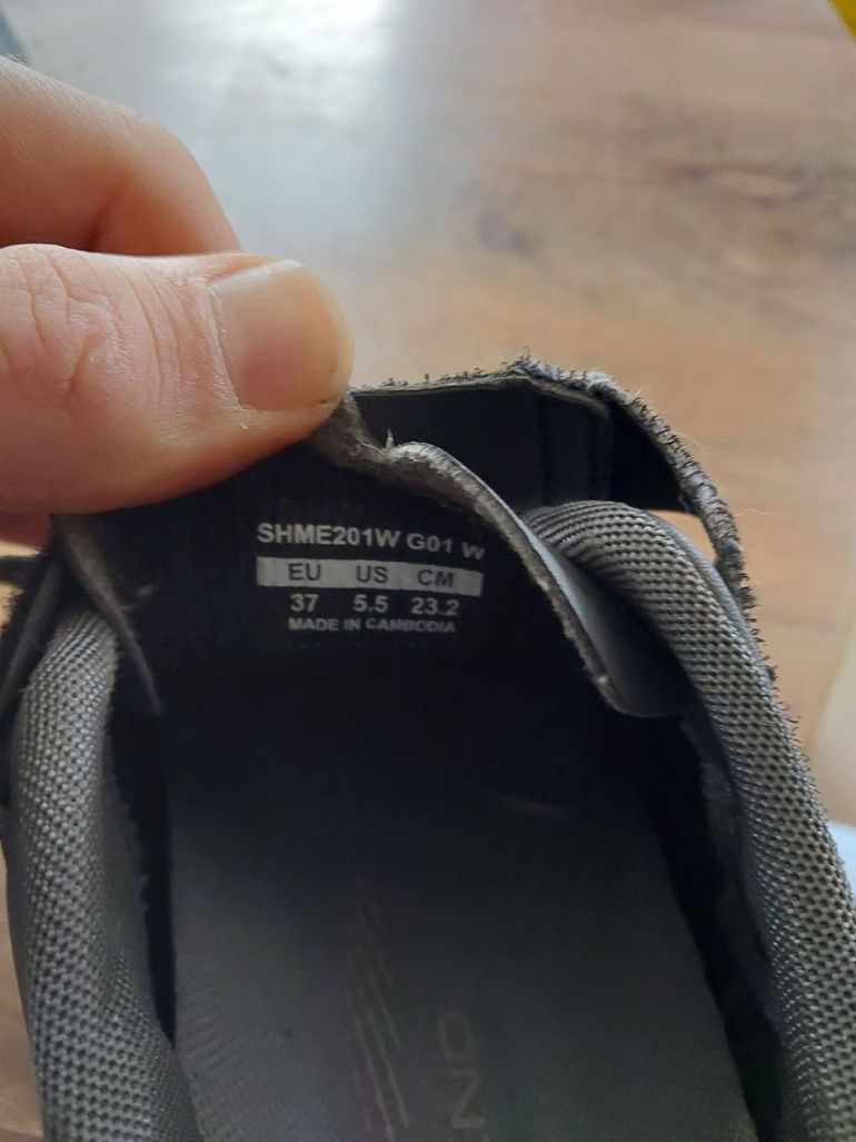Used Shimano SH-ME201W Women's Mountain Shoes bike — image 4 of 5