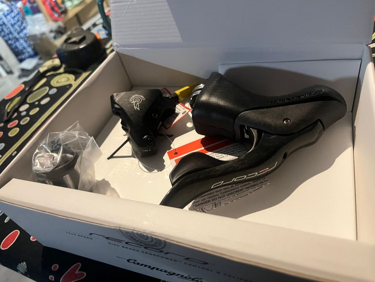 Used Campagnolo Record Disc 12V Right Shifter bike — image 5 of 7