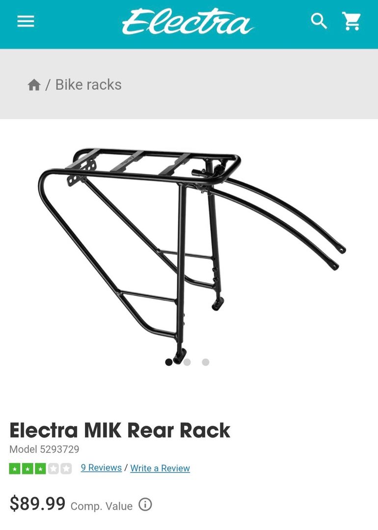 Used Electra Rear Rack 2023 bike — image 3 of 4