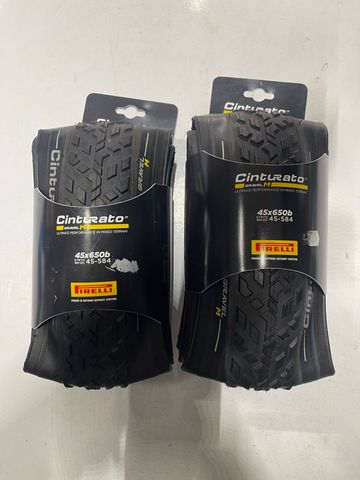 Used Pirelli Coppia Copertone Pirelli Cinturato Gravel M 650bX45 Tyres & Tubes