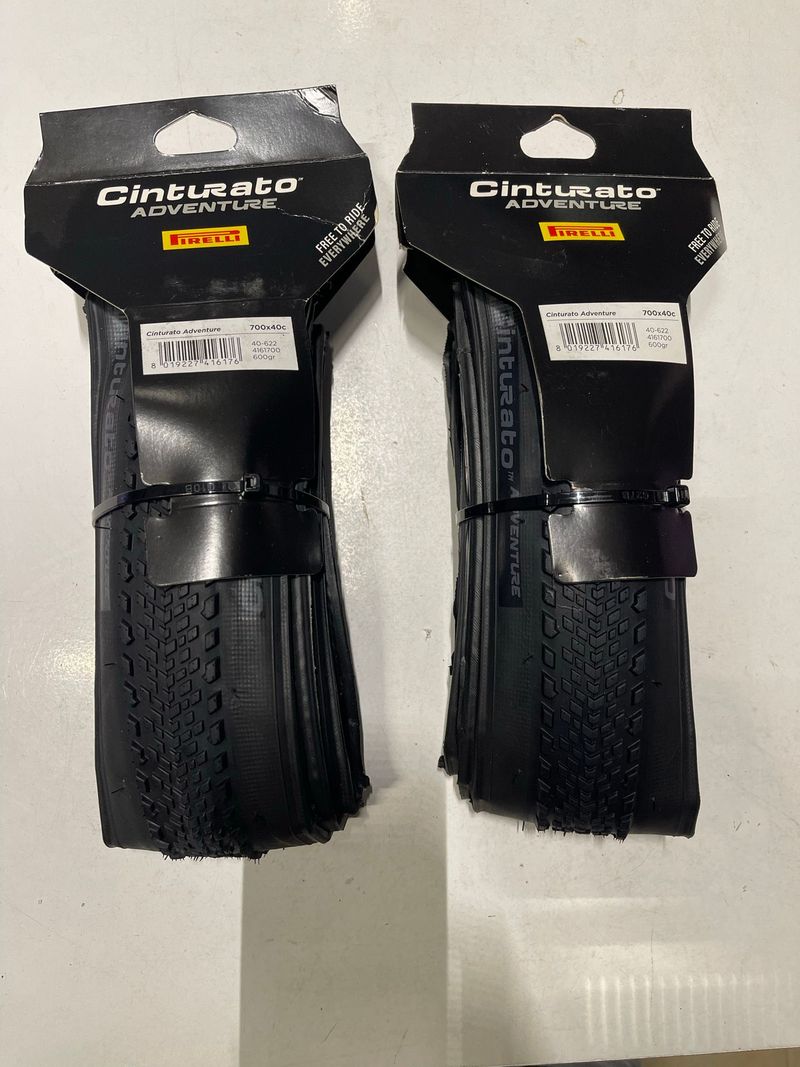 Used Pirelli Coppia Copertone Pirelli Cinturato Adventure 700x40c Tyres & Tubes