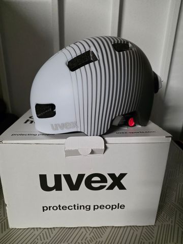 Brugt Uvex City 4 Helmet White-Grey Matt Women’s Edition 51-55 cm Cycling Accessories