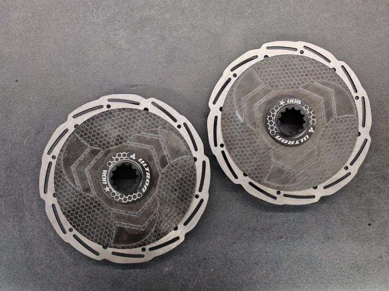 Ron Wheels Ultron Carbon V2 Disc Brake Rotors SET Brakes d'occasion