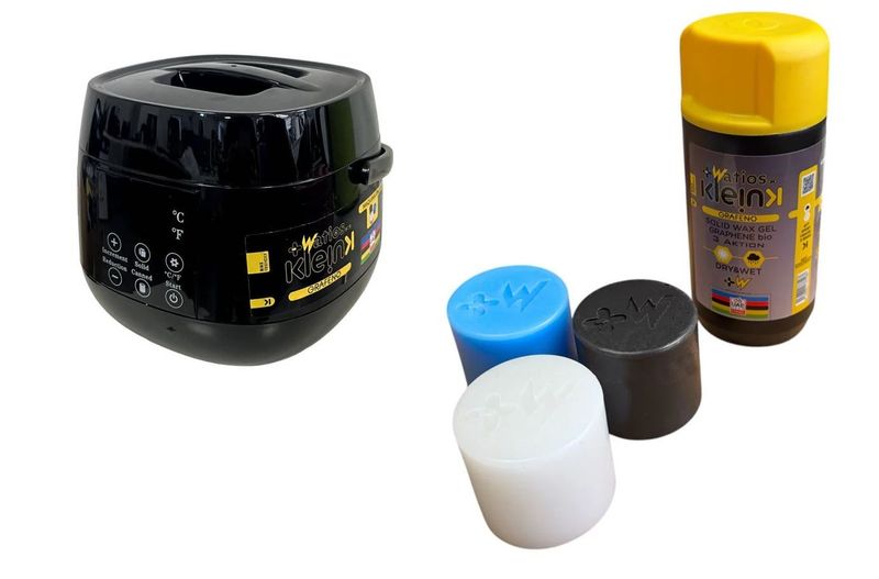 Gebrauchtes KLEIN SOLID GEL WAX KIT GFAFENE WAX + WATT 3 ACTION + STOVE Cycling Accessories