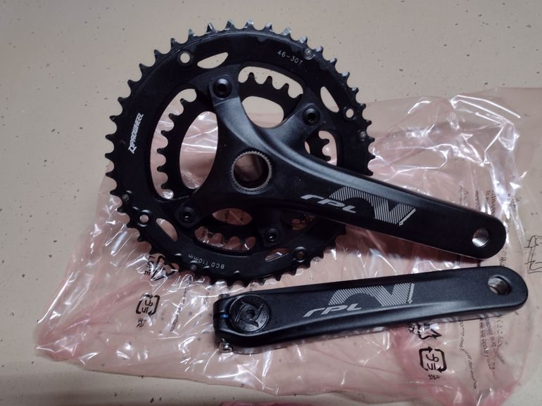 Used RPL RPL Road/Gravel Crankset 10/11-Speed 46/30T 172.5mm bike — image 1 of 2