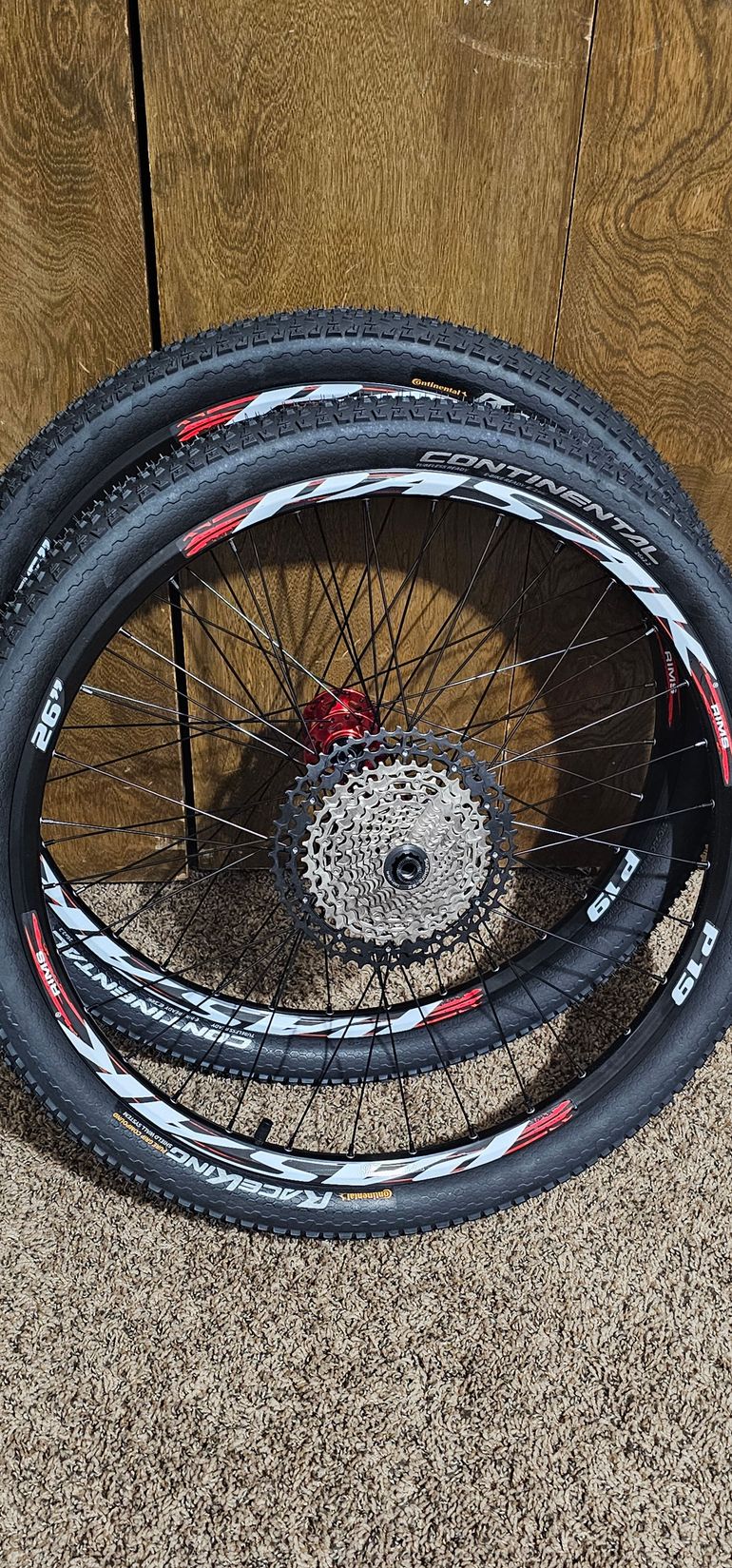 Used pasak 26" Pasak Wheelset - Conti Race King - Non Boost bike — image 5 of 5