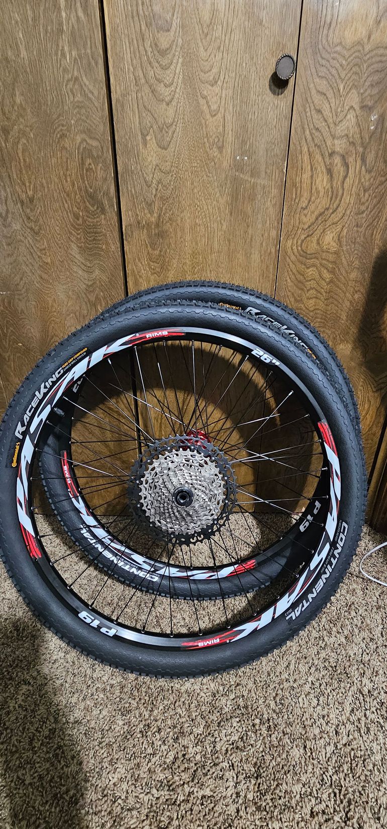 Used pasak 26" Pasak Wheelset - Conti Race King - Non Boost bike — image 1 of 5
