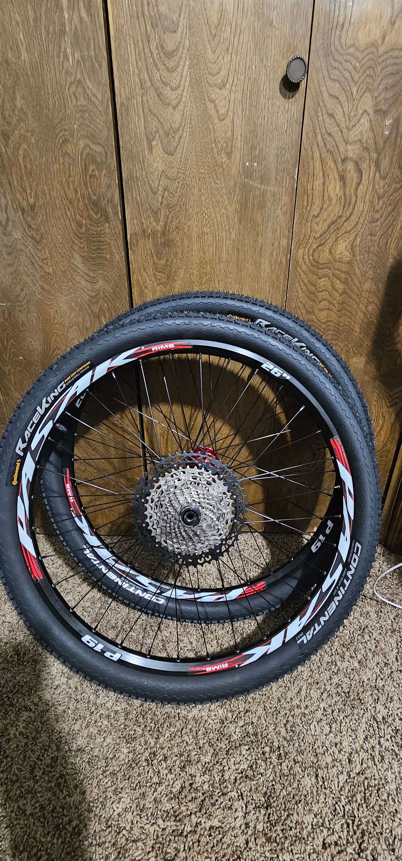Used pasak 26" Pasak Wheelset - Conti Race King - Non Boost Wheels
