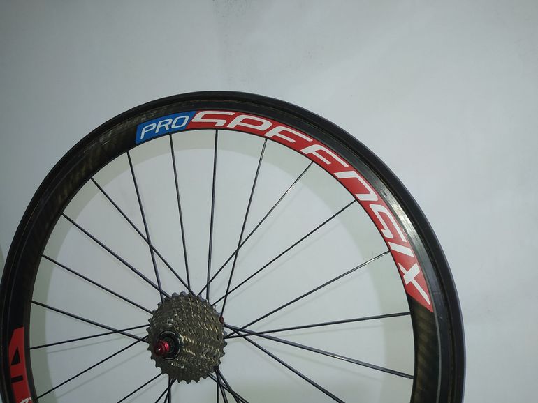 Used Speedsix Speedsix Pro Carbon Tubular Wheelset bike — image 2 of 9