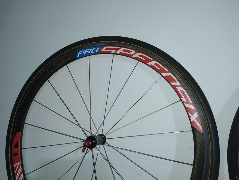 Used Speedsix Speedsix Pro Carbon Tubular Wheelset bike — image 3 of 9