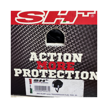 Used SH+ TriAghon Triathlon Helmet Black Flag 2023 bike — image 3 of 3