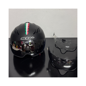 SH+ TriAghon Triathlon Helmet Black Flag 2023 Cycling Accessories d'occasion