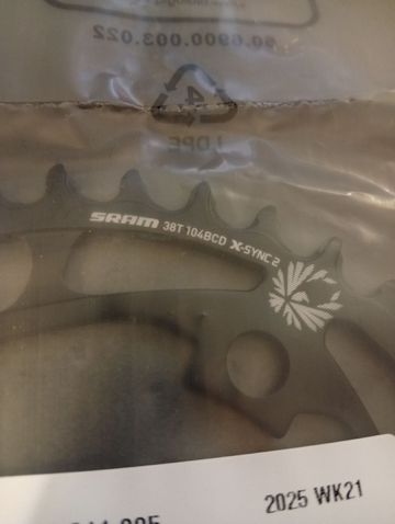 Sram X-sync II 38t Giro bulloni 104mm bike usato — immagine 4 di 6
