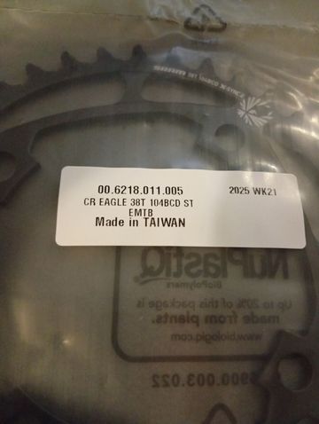 Sram X-sync II 38t Giro bulloni 104mm bike usato — immagine 2 di 6
