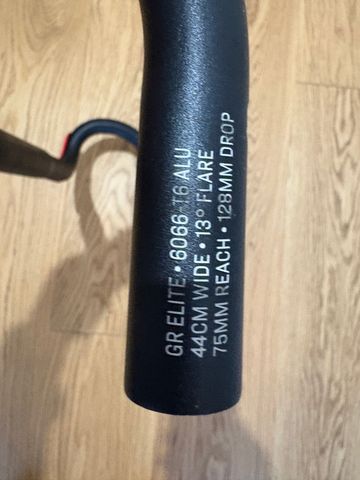 Used Bontrager GR Elite Road Handlebar - black 2026 bike — image 2 of 2