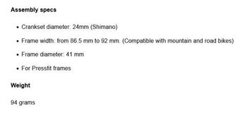 Used Bikone DC TECH BB86/92-PF41 Acciaio Shimano bike — image 3 of 4