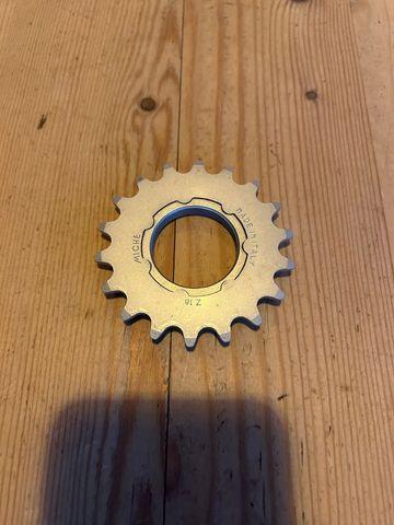 Used Miche 18T Track Cog Drivetrain & Pedals