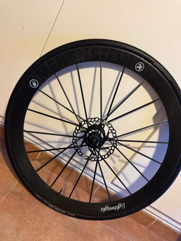 Gebrauchtes Lightweight Meilenstein Carbon 50mm Tubular Wheelset 2021 Wheels