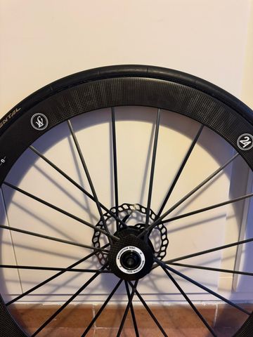 Lightweight Meilenstein Carbon 50mm Tubular Wheelset 2021 bike d'occasion — image 8 sur 19