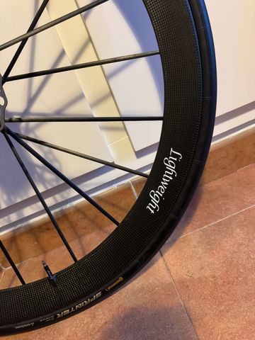 Lightweight Meilenstein Carbon 50mm Tubular Wheelset 2021 bike d'occasion — image 3 sur 19