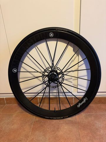 Lightweight Meilenstein Carbon 50mm Tubular Wheelset 2021 bike d'occasion — image 4 sur 19