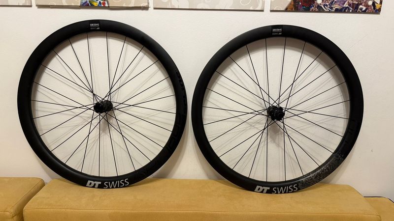 Used Dt Swiss GRC 1600 Carbon Spline Wheelset Wheels