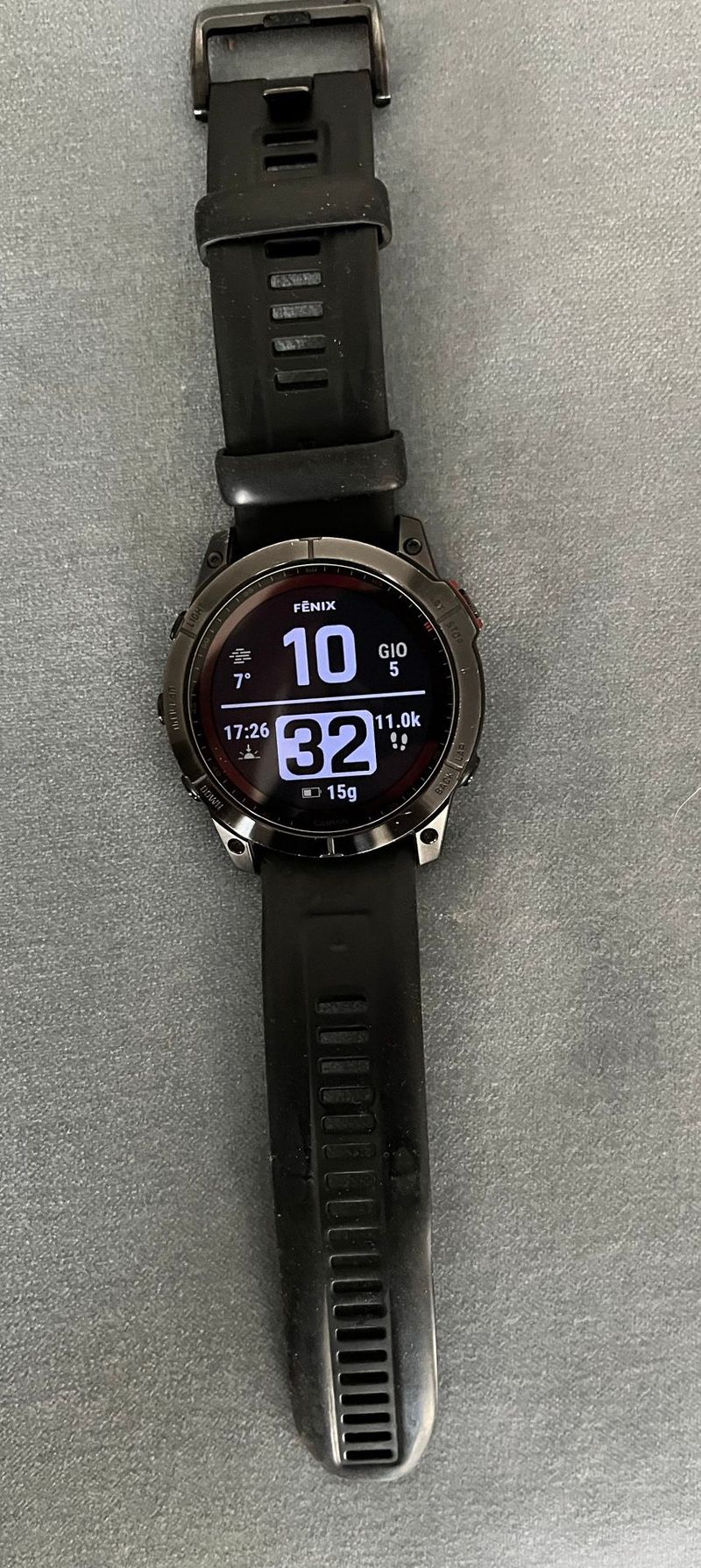Used Garmin fēnix 7X Solar GPS Watch Electronics