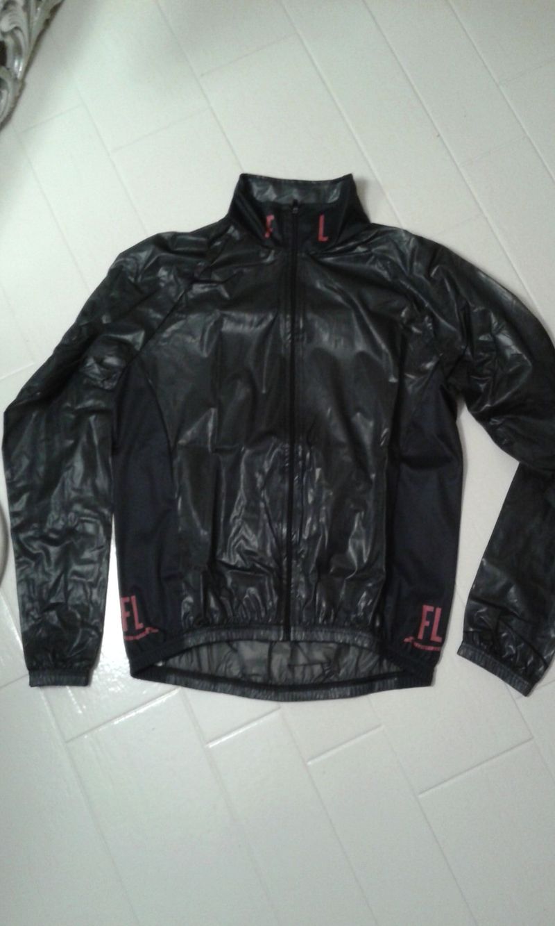 Used made in italy Giacca Ciclismo Flandres Love Antivento Antiacqua Uomo XL Cycling Clothing