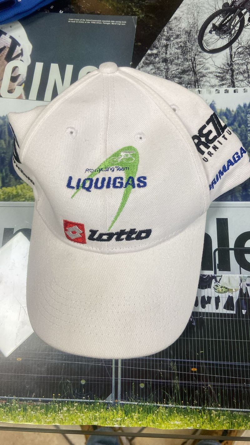 Używany Liquigas Cappellino con visiera Cycling Clothing