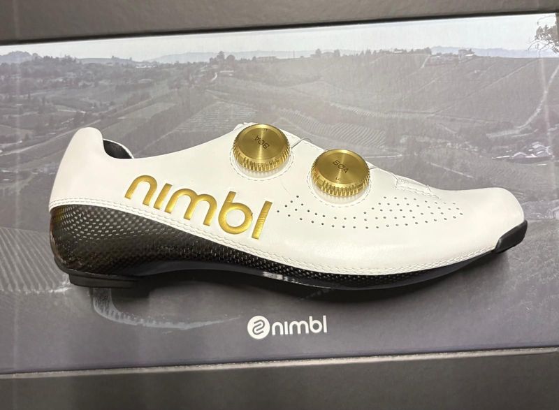 Brugt nimb Ultimate Bianco Oro 2025 Cycling Shoes