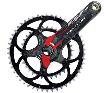 Fulcrum Racing Torq RS Carbon 172.5 53/39T Red Drivetrain & Pedals usato
