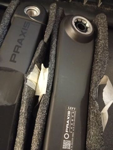 Použité Praxis Works Coppia Pedivelle Carbonio E-bike ISIS 165mm EC Bro - 160C bike — obrázek 4 z 9