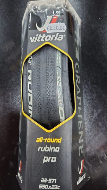 Used Vittoria Rubino 650X23c Preto 2026 bike